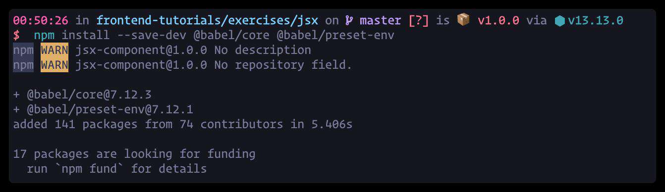 用 JSX 建立组件 Parser（解析器）